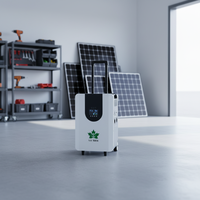 Plus de 8000 cycles, garantie 10 ans, système de stockage d'énergie portable certifié CE, batterie portable tout-en-un