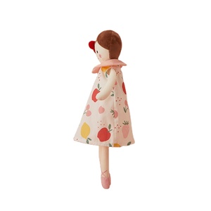 Poupée ballerine Tutu |   Poupée noire endormie |   Jouet en peluche multiculturel en coton PP |   Compagnon de sommeil super doux pour câliner - Product Image 3