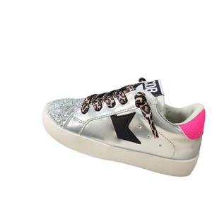 Nuovi arrivi per bambini scarpe argento basse MOQ Casual Star Design <span class=keywords><strong>Sneakers</strong></span> per bambine - Product Image 6