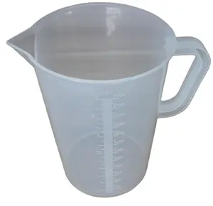 wholesale 1 carton MOQ large 3000ml plastic milk measuring cup with handle
