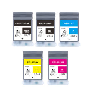 Cartouches d'encre compatibles Premium INK-TANK PFI-030 PFI030 PFI 030 8030 PFI8030 pour <span class=keywords><strong>Canon</strong></span> ImagePROGRAF TA-20 TM-240 - Product Image 1