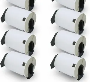 JYoung Top DK11240 with holder compatible paper label DK1240 600pcs thermal paper rolls for brother printer