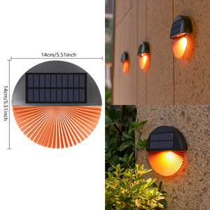 Lampe murale extérieure à énergie solaire 5W, étanche, pour la décoration de jardin, villa, cour - Product Image 4