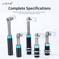 Support de tampon de série VBS VBSR, support de tampon en aluminium réglable anti-rotation pour bras de robot