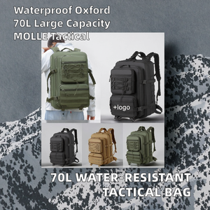 Wholesale <b>70L</b> Tactical Backpack Water Resistant Oxford Polyester Large Capacity Camping Hiking MOLLE <b>Rucksack</b> - Product Image 2
