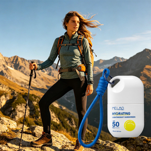 Crème solaire hydratante multicouche, formation rapide de film, imperméable, portable pour la randonnée, le camping et les activités de plein air - Product Image 1