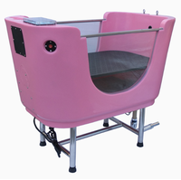 Baignoire de toilettage pour animaux de compagnie Baignoire spa pour animaux de compagnie en acier inoxydable table de toilettage manuelle pour chiens de compagnie