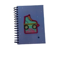 Bloc-notes A5 à spirale illuminé par LED-Bloc-notes lumineux avec fonction de lueur pour la journalisation et la prise de notes