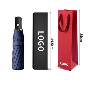 Custom Travel Essentials Compact Collapsible Automatic Portable <b>Umbrella</b> <b>Windproof</b> and Light Small Folding Rain Cover - Product Image 2