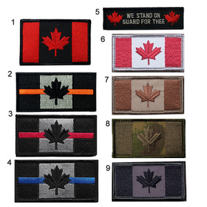 Custom Country Flag Patch Chile USA Canada <strong>UK</strong> France Iron on Embroidery Badge for Hat and <strong>Clothes</strong> - Product Image 4