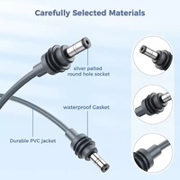 Kabel Daya Starlink Mini Terminal O Ring ke Konektor DC dengan Kotak Sekring Kabel Catu Daya Baterai untuk RV Kendaraan Laut