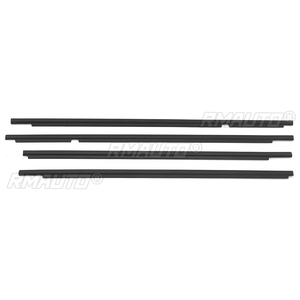 4 piezas de molduras exteriores para ventanas de coche, burletes de plástico para Toyota Corolla Altis 2003 2005 2006 2007 - Product Image 2