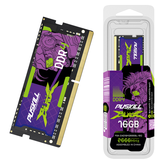 PUSKILL DDR4 8GB/16GB/32GB 2666MHz/3200MHz ECC Laptop RAM in Stock