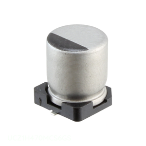 Condensateur SMD à montage en surface, canal fabricant, aluminium, 47 µF, 20 %, 50 V, UCZ1H470MCS6GS - Product Image 1
