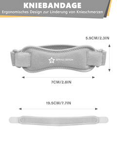 Rodillera Ajustable Personalizada con Soporte de Gel para Alivio del Dolor Deportivo - Product Image 4