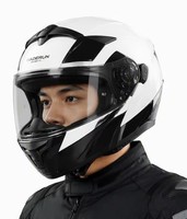 Casque de moto modulaire rabattable intégral certifié 3C DOT pour la conduite quotidienne