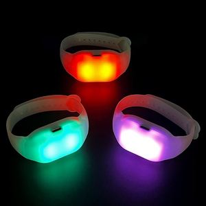 Rechargeable Adjustable Size Voice Activated Led <b>Wristband</b> Customized logo Bracelets 15 Colors with Concert Party Programmable - Product Image 1