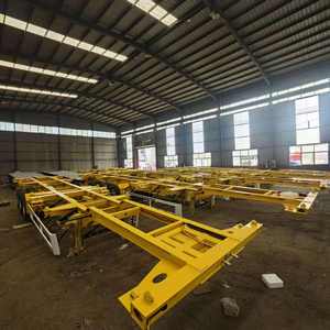 2 Axle 3 Axle 20Ft 40 Ft 30T 60T Container <b>Trailer</b> Chassis Skeleton Semi <b>Trailer</b> - Product Image 6