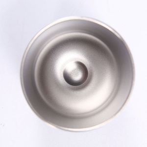 Mug à café isotherme personnalisé en acier inoxydable écologique à double paroi, sans pied, avec couvercle, capacité 350 ml, verres à boire en métal - Product Image 4