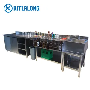 Free combination removable cocktail station set bar accessories workbench Support customization Cocktail Workstation Under bar
