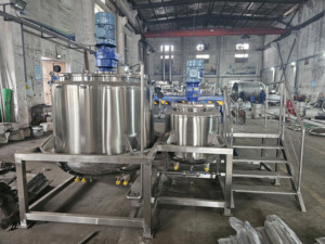 Chân không homogenizing emulsify bể duy nhất cho kem dưỡng da dầu gội Gel tắm Kem dưỡng ẩm nước sốt sữa sản phẩm Máy làm - Product Image 4