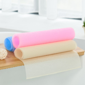 Sangle de bain en nylon exfoliante douce de qualité supérieure, très vendue, respectueuse de la peau - Product Image 1