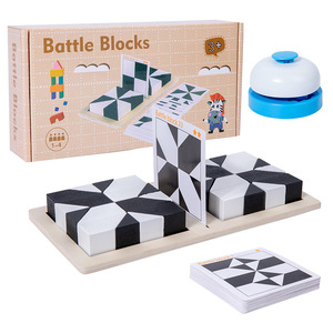 Gioco di Blocchi in <span class=keywords><strong>Legno</strong></span> da Nascondere, Gioco da Tavolo Educativo per Bambini, Allenamento del Pensiero Logico, Giocattoli Puzzle - Product Image 1