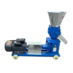 2023 new pelletizer rabbit pillet machine chicken feed pellet home use mixer and pellet machine for animal feed