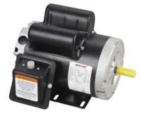 Moteur asynchrone monophasé à économie d'énergie IE3 2,2 kW, cadre 56, NEMA 115, 230 V, 60 Hz, montage sur pied pour machines