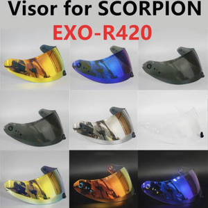蝎子Exo-r420半面头盔遮阳板摩托车骑行用电脑材料取景器 - Product Image 3