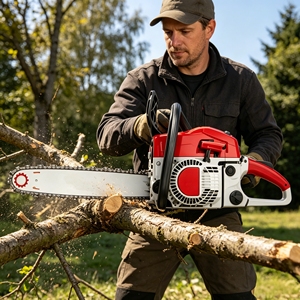 Tronçonneuse à essence fiable L&P pour la coupe des arbres <span class=keywords><strong>de</strong></span> Noël, la récolte en ferme et la débroussaillage des souches - Product Image 6