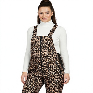 Wholesale Waterproof Thermal Ski Bibs <b>Women</b> Winter Snow <b>Overalls</b> Outdoor Sports Snowboard Pants Custom Logo OEM ODM Apparel - Product Image 1