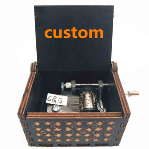 Venta caliente de fábrica caja de música canciones de música cristiana manivela caja de música Jesús me ama - Product Image 3