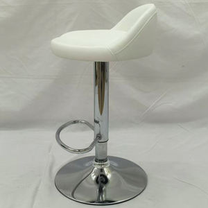 Banqueta Giratória de PU com Altura Ajustável para Uso Comercial, Design Moderno e Durável, Cadeira de Salão Alta - Product Image 3