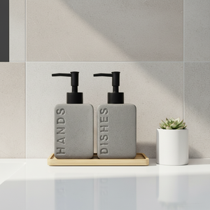 Nuovo Set da Bagno in Ceramica Personalizzato e Durevole, Design di Lusso in 3 Pezzi - Product Image 1