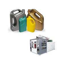 1L, 2L, 3L, 5L vue ligne de bande en plastique jerry can 3 couches prix de la machine de moulage par soufflage