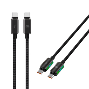 Câble de charge rapide USB-C avec design de grille <span class=keywords><strong>automobile</strong></span>, homologué E-Marker, dissipation thermique personnalisée pour iPhone Samsung Android - Product Image 3