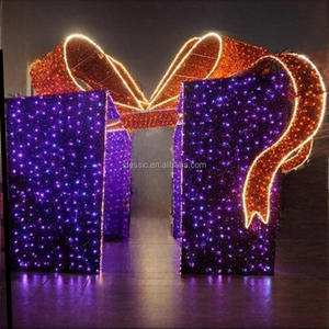Motif lumineux <span class=keywords><strong>de</strong></span> <span class=keywords><strong>Noël</strong></span> en LED 3D pour l'extérieur, éclairage <span class=keywords><strong>de</strong></span> chemin pour les fêtes d'hiver, décoration <span class=keywords><strong>de</strong></span> passage piétonnier - Product Image 3