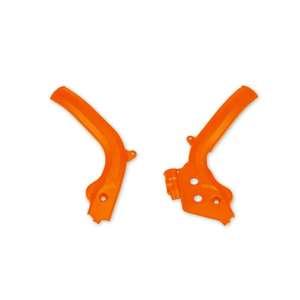 Protezione arancione del telaio da 127mm per KTM SX 125 in lega di plastica 2022 2016 - Product Image 1