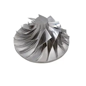 5 Axis CNC Machining Nickel Base Alloy Inconel 713 718 Titanium Alloy Aluminum Alloy Stainless Steel Impeller CNC Machining Part