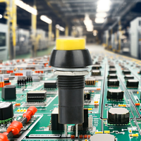 Interrupteur à bouton-poussoir électronique vert DS-425B IP65 12mm 3A 125VAC 1.5A 250VAC Cuivre 1NO1NC Terminal PCB 1000000