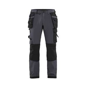 BLAKLADER - 152216459699D88 Pantalon Craftsman Stretch dans les 4 sens Gris moyen/Noir-PANTALON DE TRAVAIL EAN 7330509723852 - Product Image 1