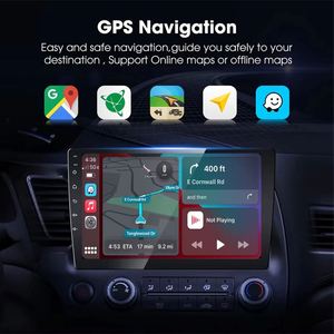 วิทยุติดรถยนต์ระบบแอนดรอยด์9-10นิ้ว2 DIN 8-core เครื่องเล่นสเตอริโอในรถยนต์ DSP GPS ควบคุมวิทยุ RGB 64GB - Product Image 2