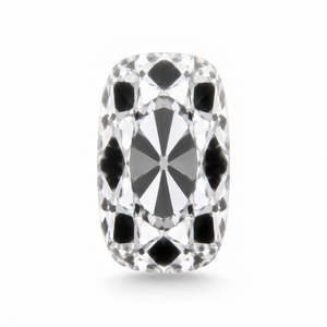 Diamante Suelto Cultivado en Laboratorio de Alta Calidad, Corte Cojín Alargado, Color Blanco Brillante, Corte Excelente para Joyería Fina - Product Image 2