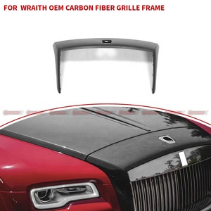 กระจังหน้ารถยนต์คาร์บอนไฟเบอร์แบบแห้ง สำหรับ Rolls Royce Wraith สไตล์ OEM พร้อมกรอบตกแต่งรอบด้าน อัพเกรด ขายส่ง - Product Image 1