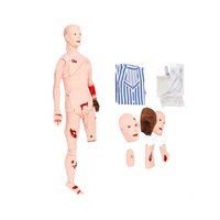 Maniquí de Enseñanza de Cuidado de Traumas de PVC Avanzado DARHMMY - Modelo Completo para Entrenamiento Médico y de Enfermería