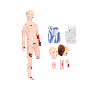 หุ่นจำลองการดูแลผู้ป่วยบาดเจ็บขั้นสูง DARHMMY ทำจาก PVC - แบบจำลองที่ครอบคลุมสำหรับการฝึกอบรมทางการแพทย์และการพยาบาล - Product Image 1