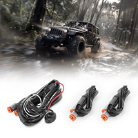 Kit Kabel Wiring MaXpeedingrods Seri Crosshair Lampu LED Tambahan untuk Mengemudi dengan DRL 4-PIN DT Plug