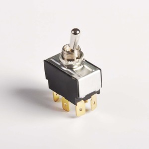 On-on Dpdt Sub-miniatura Vintage Rocker Toowei T6022T Interruptor de palanca 250V - Product Image 1