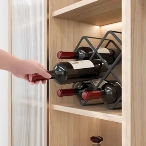 Mensola in filo metallico personalizzata per espositore per vino/scaffale di stoccaggio produttore